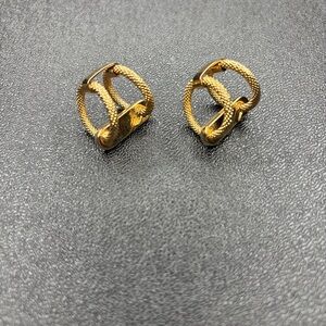 Uniquely Elegant Gold-Tone Cufflinks